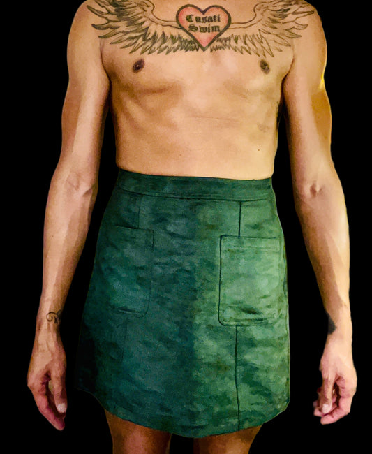 Vintage Velvet A-Line Skirt – Size 4